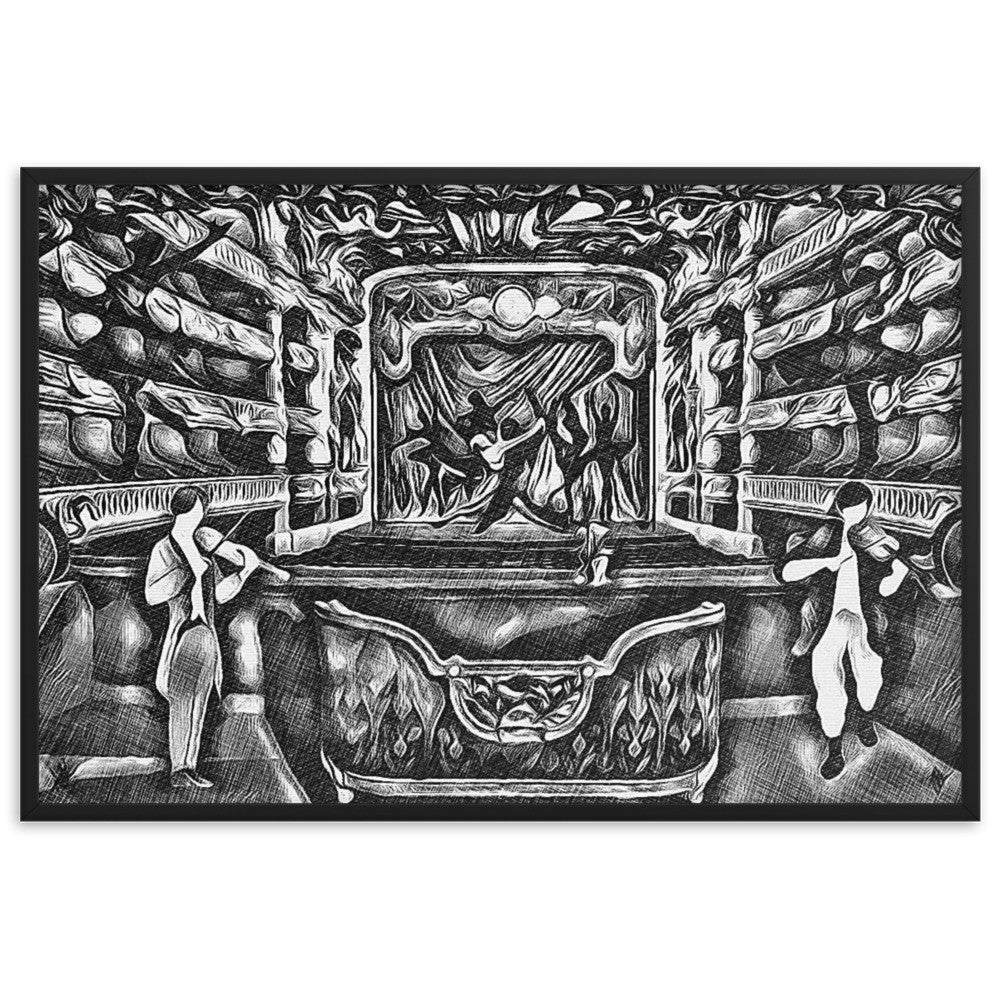 WHEN YOUR SENSES DANCE WITH MY MOMENTS Superior Edition Framed Poster-0