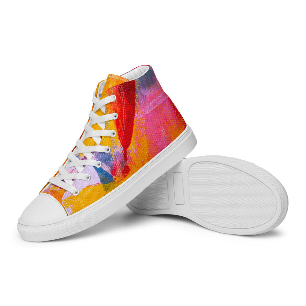 Gianneli Colours Handmade Women’s High Top Canvas Shoes