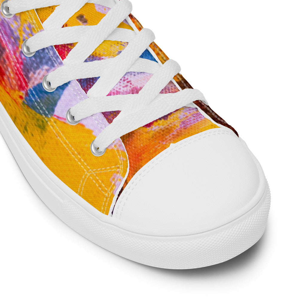 Gianneli Colours Handmade Women’s High Top Canvas Shoes