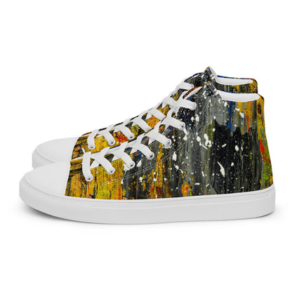 Gianneli Colours Handmade Men’s High Top Canvas Shoes