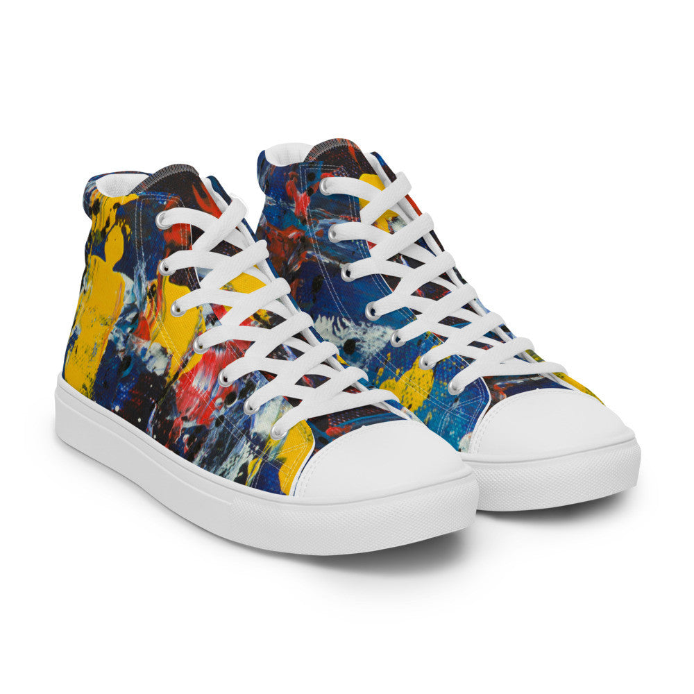 Gianneli Colours Handmade Women’s High Top Canvas Shoes