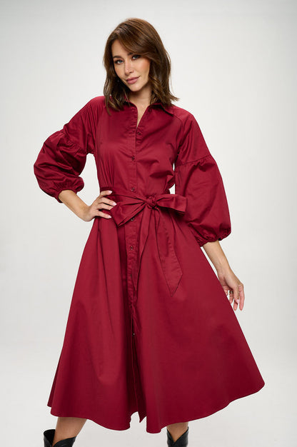 Maxi Shirt Dress