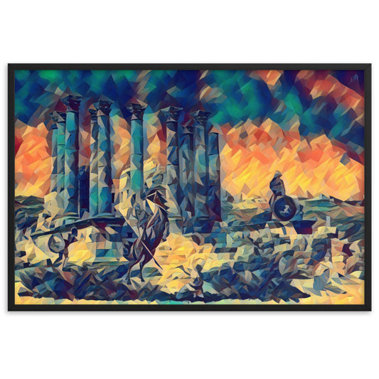 WHEN ALEXANDER THE GREAT ENTERED EPHESUS V2 Superior Framed Poster