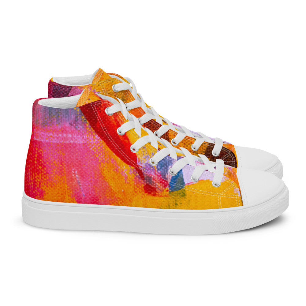 Gianneli Colours Handmade Women’s High Top Canvas Shoes