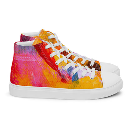 Gianneli Colours Handmade Women’s High Top Canvas Shoes