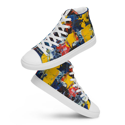 Gianneli Colours Handmade Women’s High Top Canvas Shoes