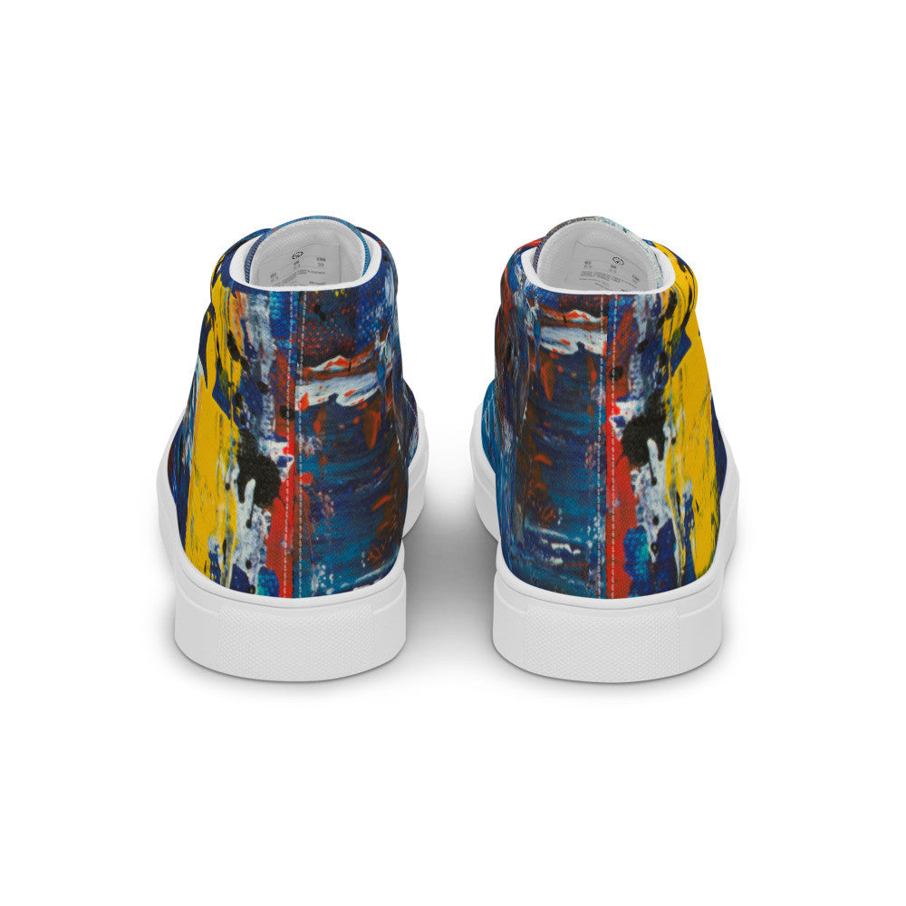 Gianneli Colours Handmade Women’s High Top Canvas Shoes