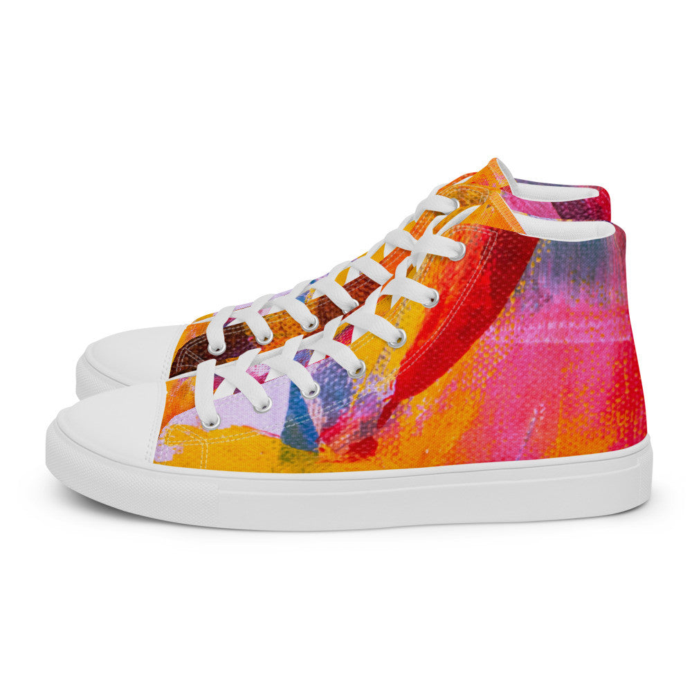 Gianneli Colours Handmade Women’s High Top Canvas Shoes