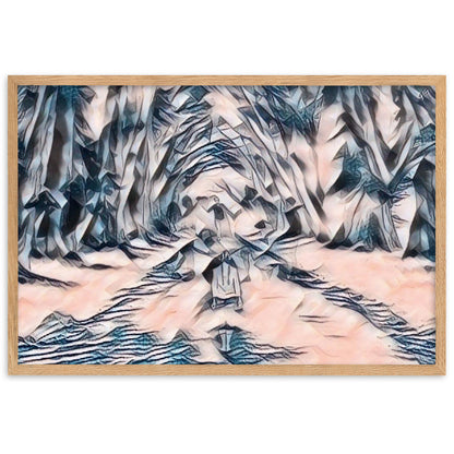 LOVE IS WHEN YOU CAN SEE WITHIN ME A.K Velvet Edition Framed Poster-1