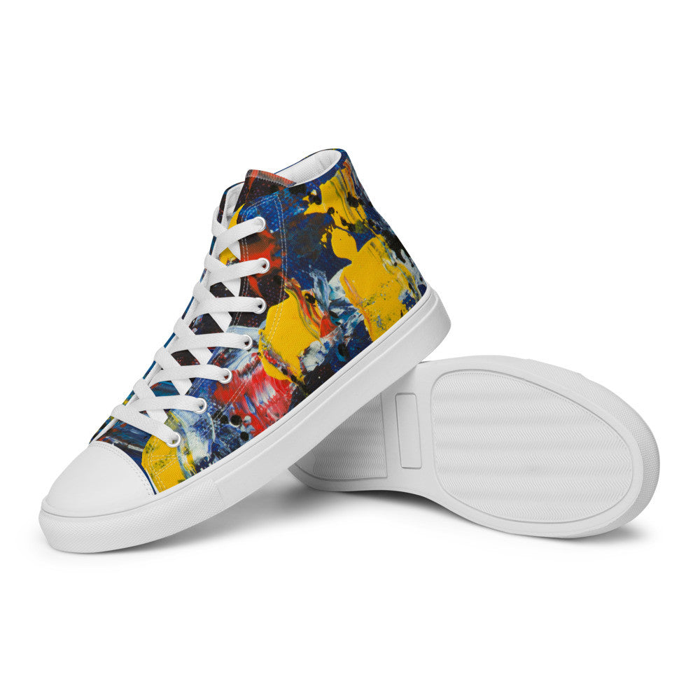 Gianneli Colours Handmade Women’s High Top Canvas Shoes