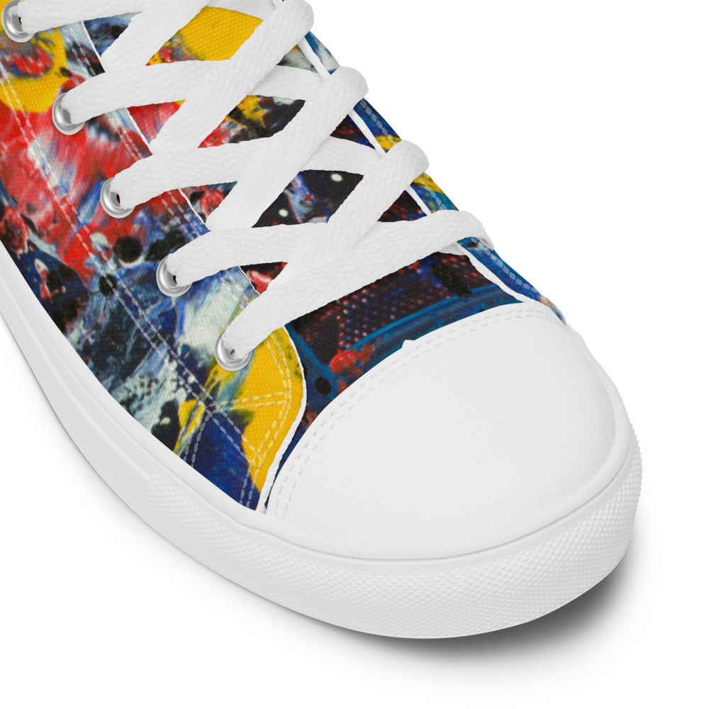 Gianneli Colours Handmade Women’s High Top Canvas Shoes