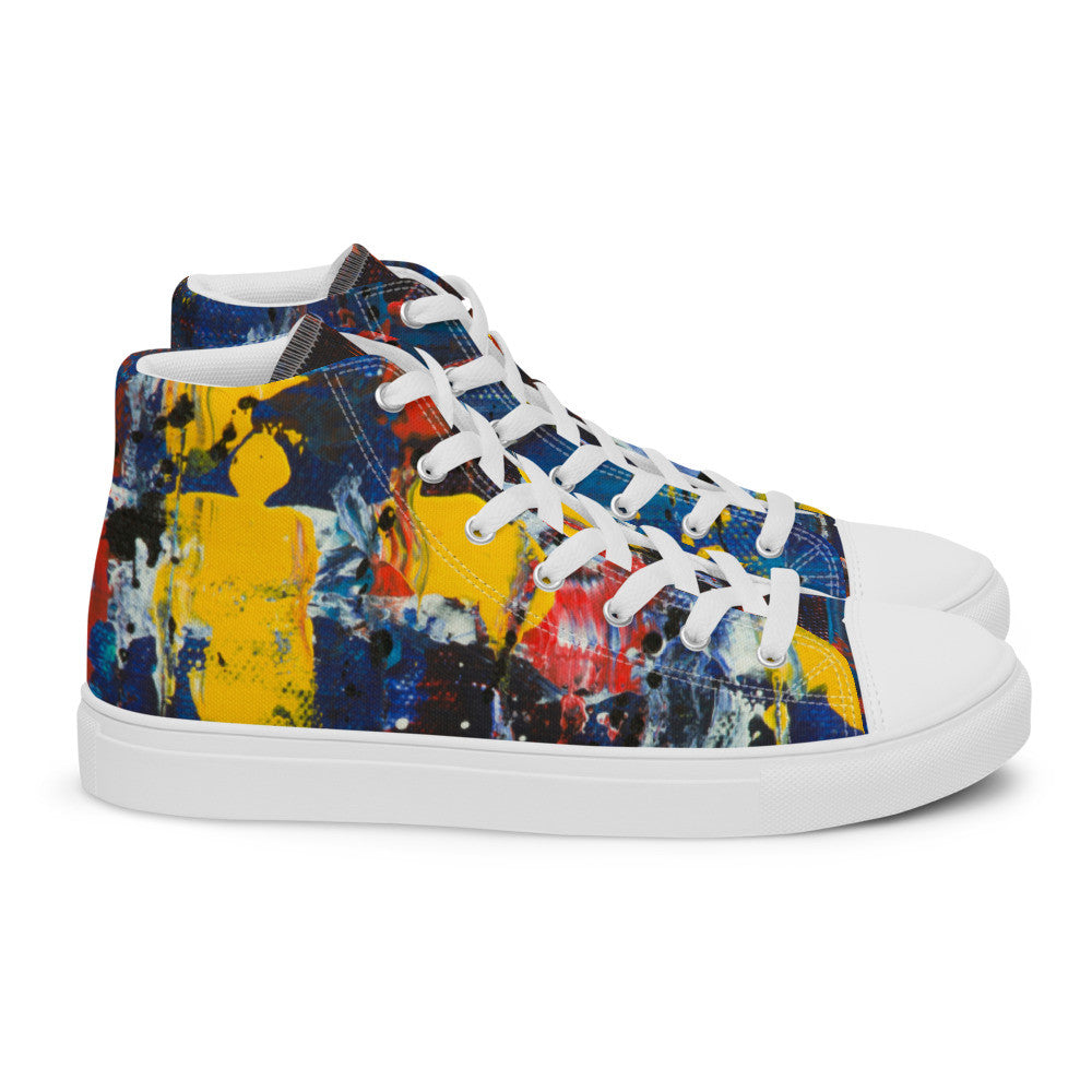 Gianneli Colours Handmade Women’s High Top Canvas Shoes