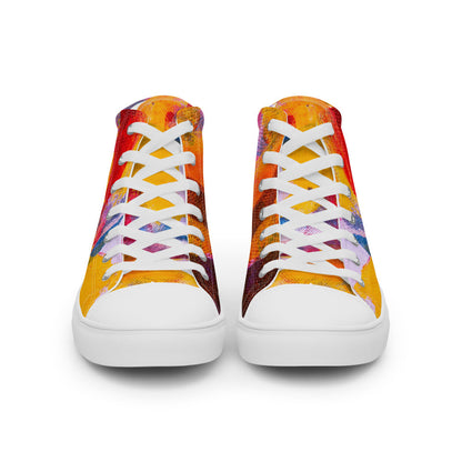 Gianneli Colours Handmade Women’s High Top Canvas Shoes