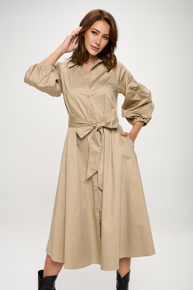 Maxi Shirt Dress