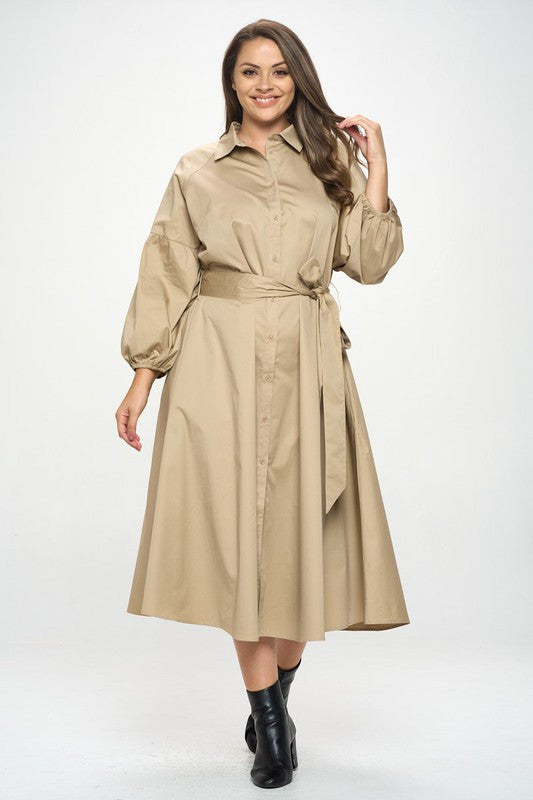 Maxi Shirt Dress