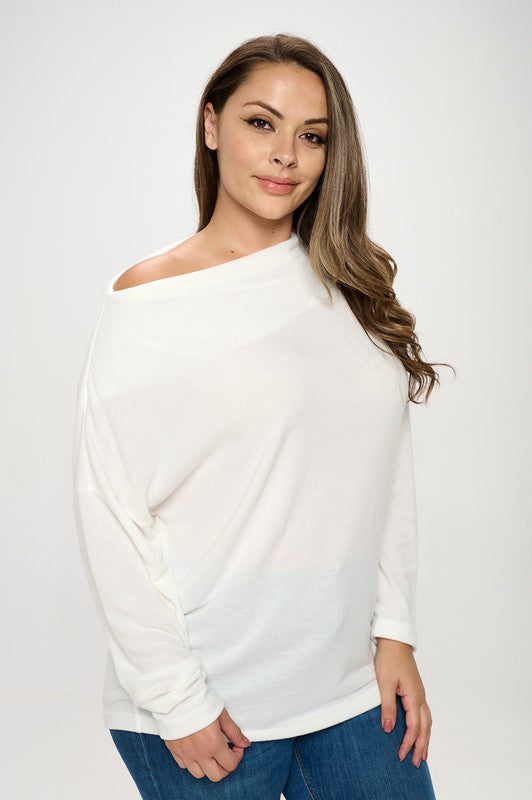 Ivory Off the Shoulder Top