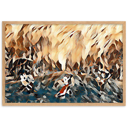 DANCE ME LIKE THE RAIN THAT BURNING OUT THE FIRE AROUND ME Framed Poster