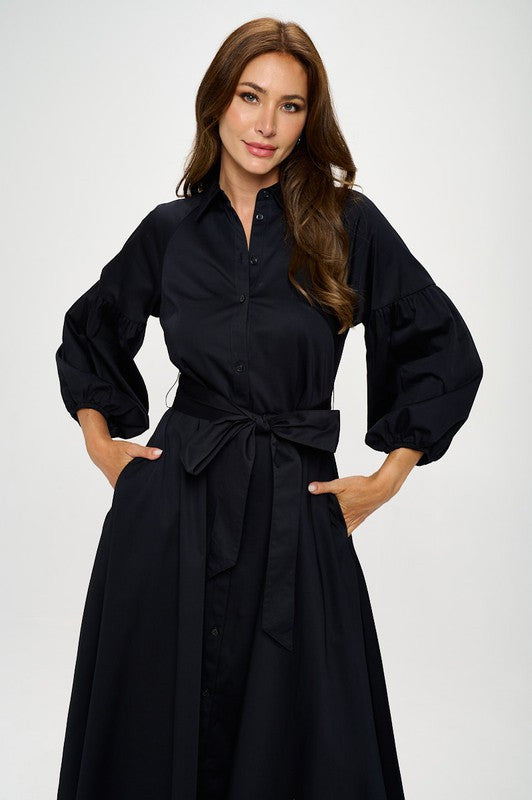 Maxi Shirt Dress