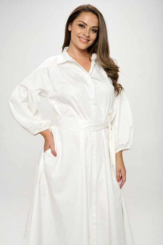 Maxi Shirt Dress