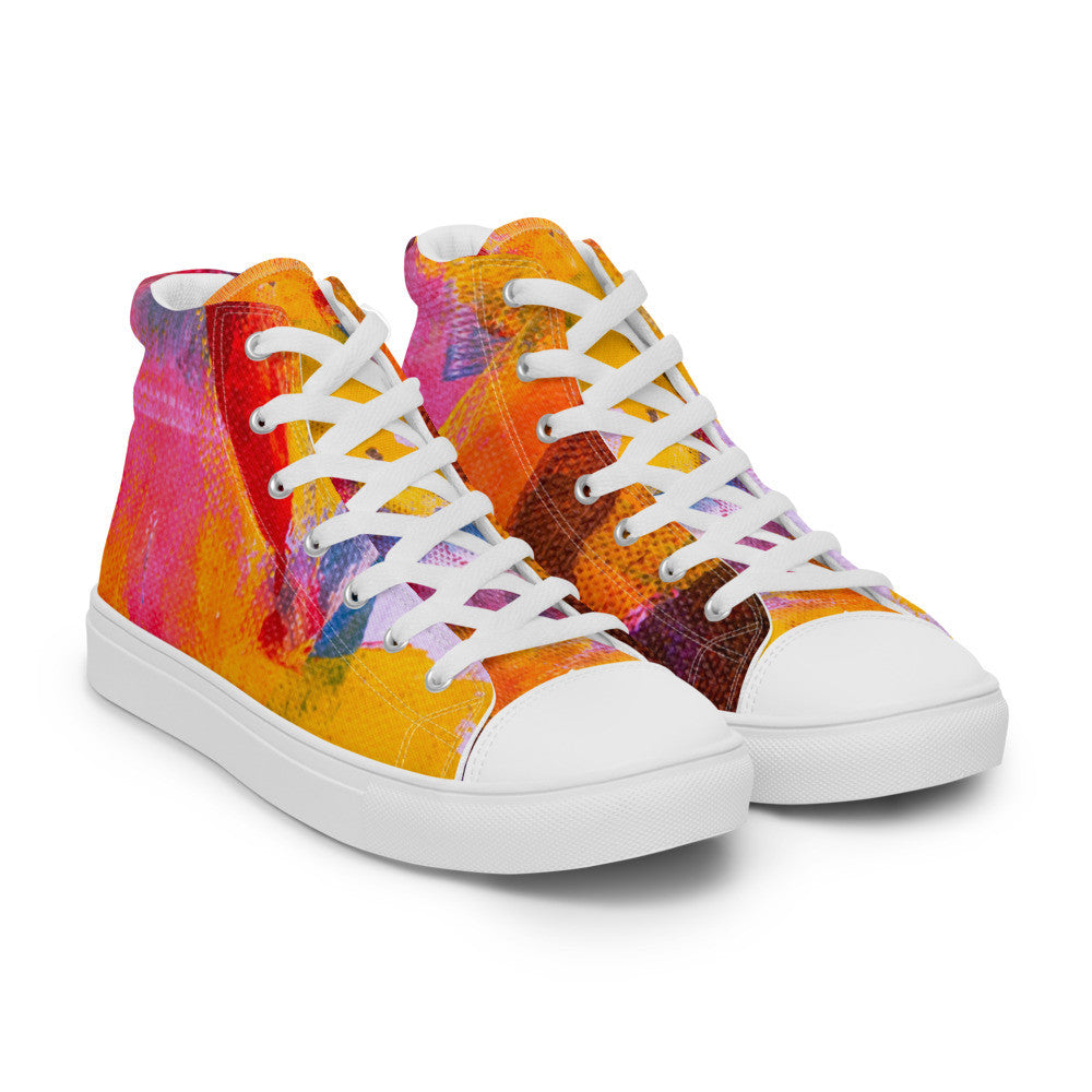 Gianneli Colours Handmade Women’s High Top Canvas Shoes