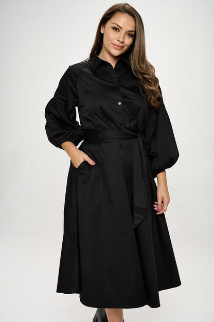 Maxi Shirt Dress