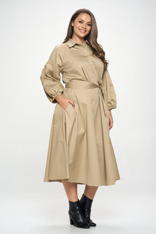 Maxi Shirt Dress
