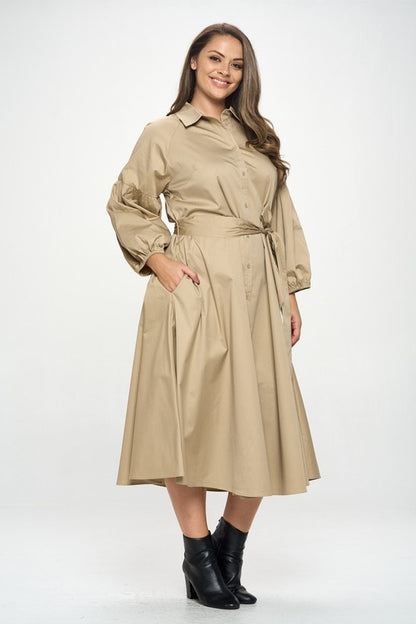 Maxi Shirt Dress