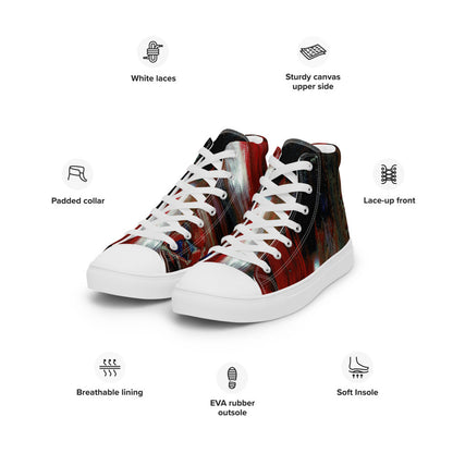 Gianneli Colours Handmade Women’s High Top Canvas Shoes