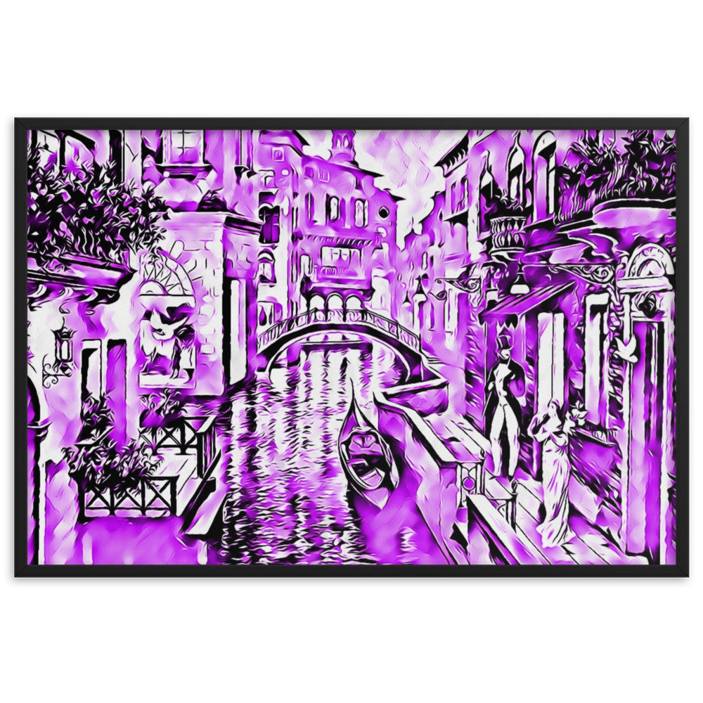 Questo è il mio porto e tu il suo cuore Superior Framed Poster-0