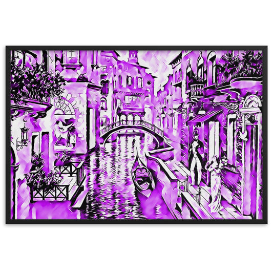 Questo è il mio porto e tu il suo cuore Superior Framed Poster-0