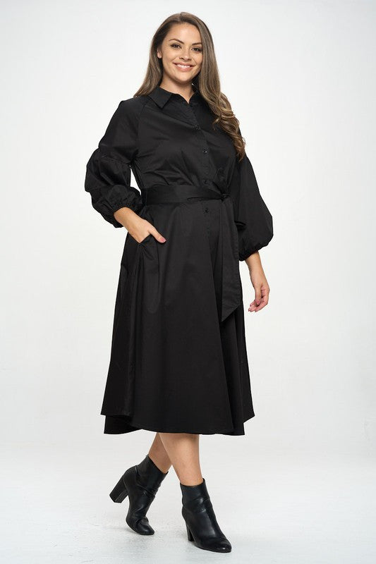 Maxi Shirt Dress