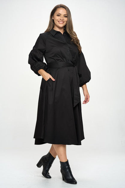 Maxi Shirt Dress
