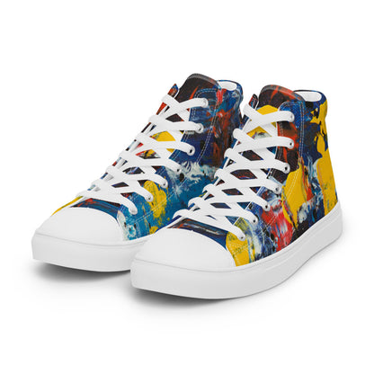 Gianneli Colours Handmade Women’s High Top Canvas Shoes