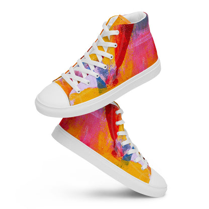 Gianneli Colours Handmade Women’s High Top Canvas Shoes