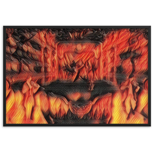 WHEN YOUR SENSES DANCE WITH MY MOMENTS JL.AK Velvet Edition Framed Poster-0