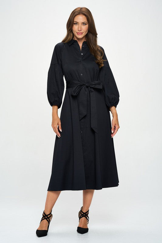 Maxi Shirt Dress