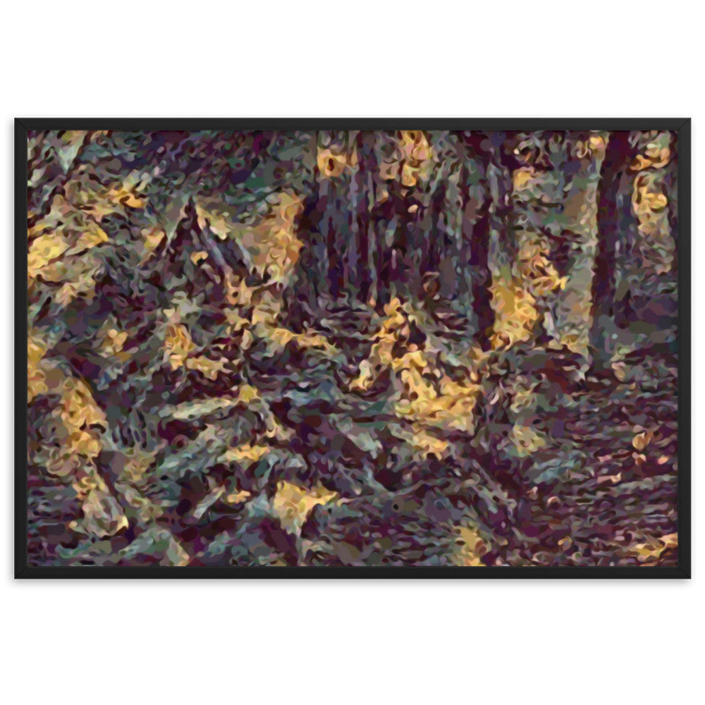 AMONG THE FOUR SEASONS YOU ARE THE FIFTH SENSE TALE Framed Poster