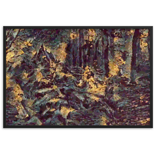 AMONG THE FOUR SEASONS YOU ARE THE FIFTH SENSE TALE Framed Poster