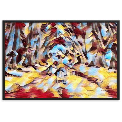 LOVE IS WHEN YOU CAN SEE WITHIN ME A.K PREMIUM Framed Poster-1