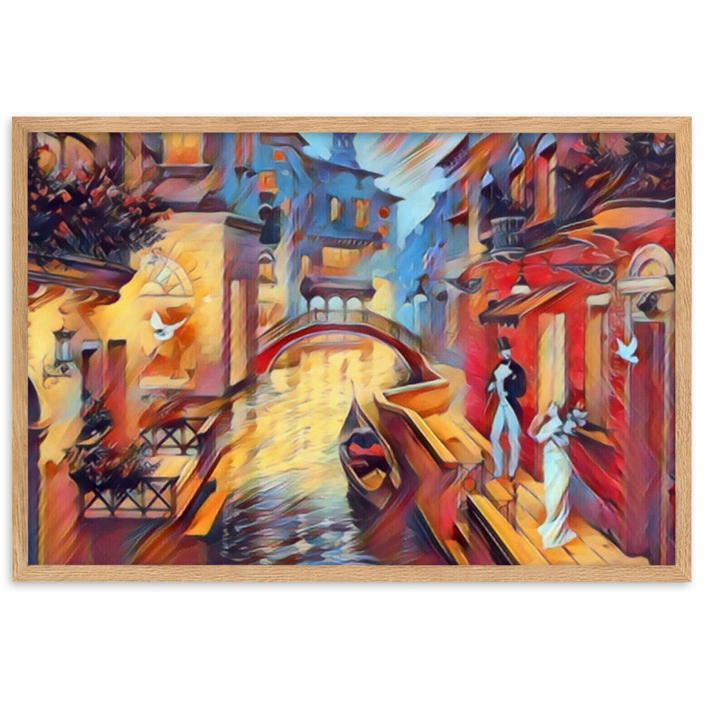 Questo è il mio porto e tu il suo cuore Premium Framed Poster