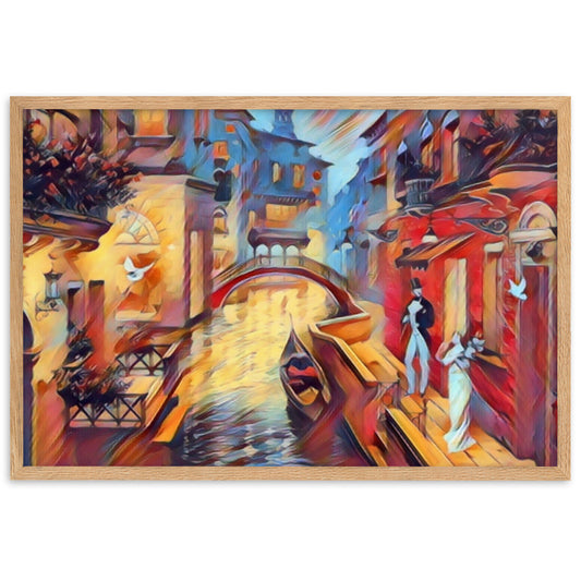 Questo è il mio porto e tu il suo cuore Premium Framed Poster