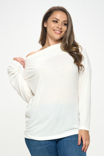 Ivory Off the Shoulder Top