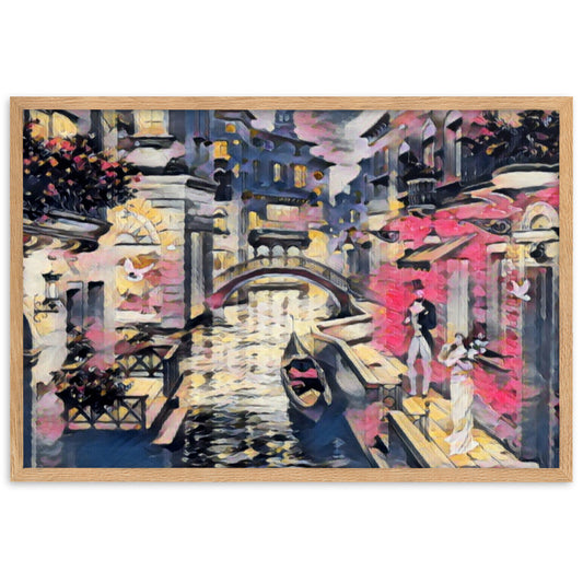 Questo è il mio porto e tu il suo cuore Premium Framed Poster-0