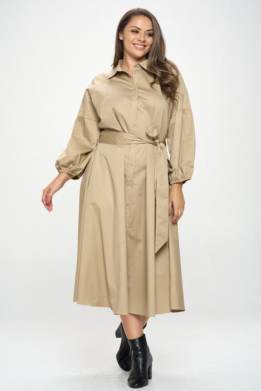 Maxi Shirt Dress