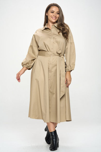 Maxi Shirt Dress