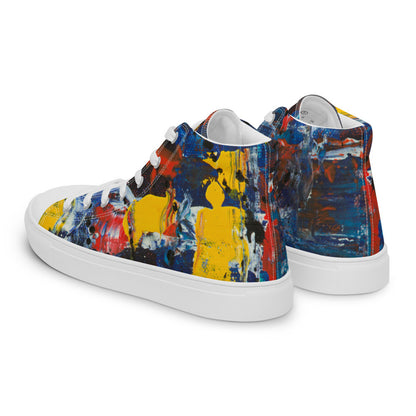 Gianneli Colours Handmade Women’s High Top Canvas Shoes