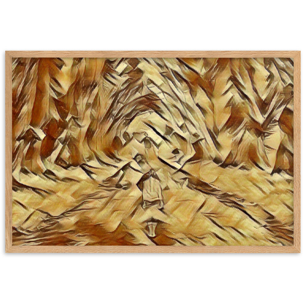 LOVE IS WHEN YOU CAN SEE WITHIN ME A.K PREMIUM Framed Poster-0