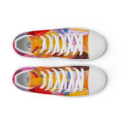 Gianneli Colours Handmade Women’s High Top Canvas Shoes