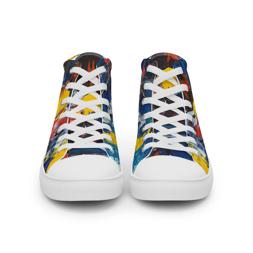 Gianneli Colours Handmade Women’s High Top Canvas Shoes