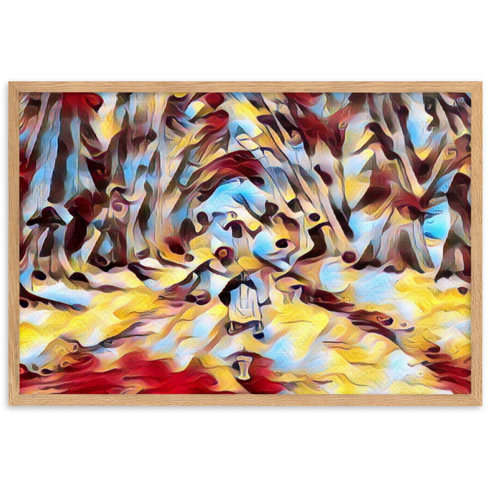 LOVE IS WHEN YOU CAN SEE WITHIN ME A.K PREMIUM Framed Poster-0